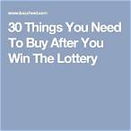coolest things to buy if you win the lottery